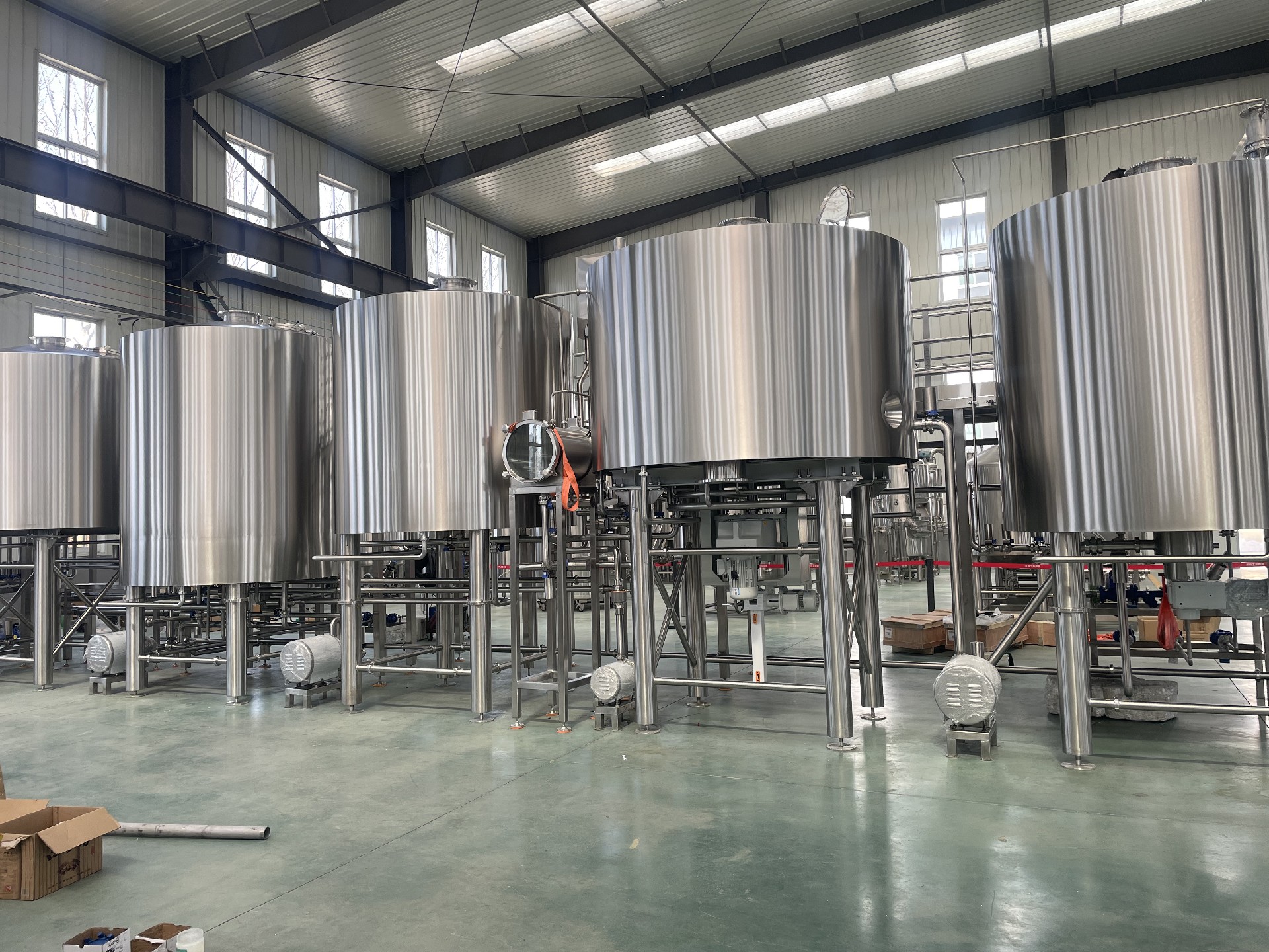2000L 20BBL four vessel micro brewery equipment