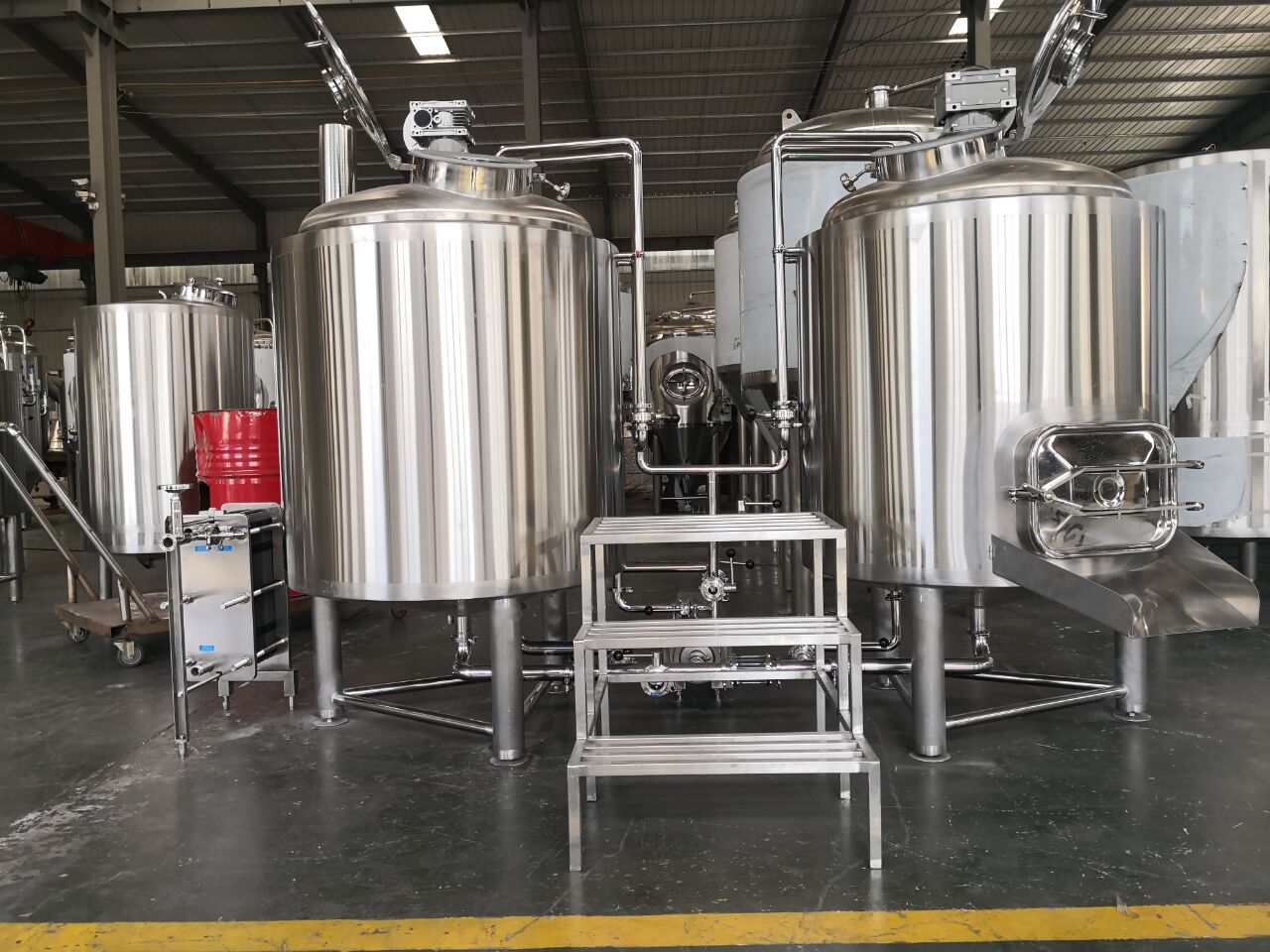200L 2BBL two vessel electric heated micro brewery equipment