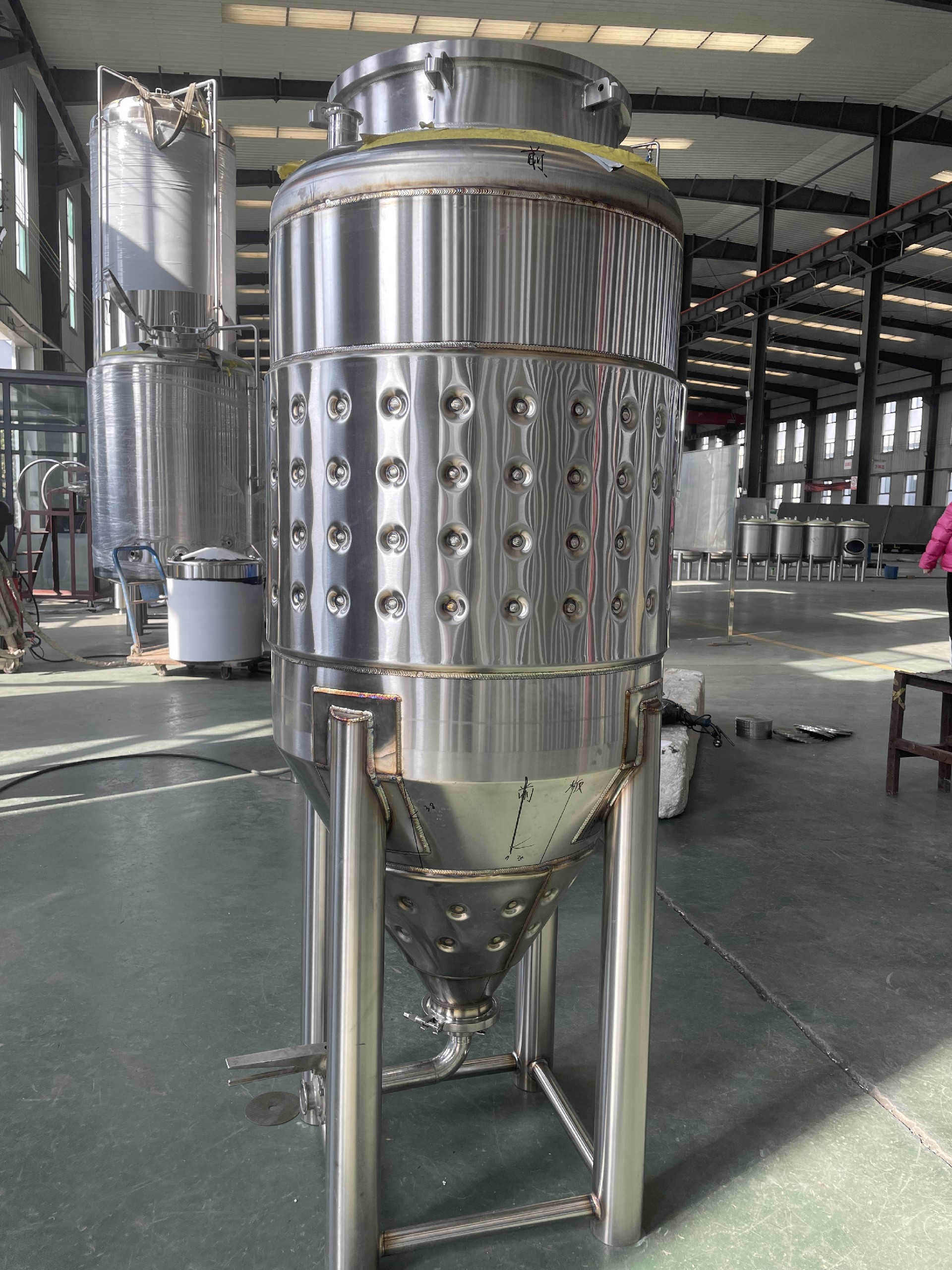 3BBL 5BBL cooling jacketed beer unitank